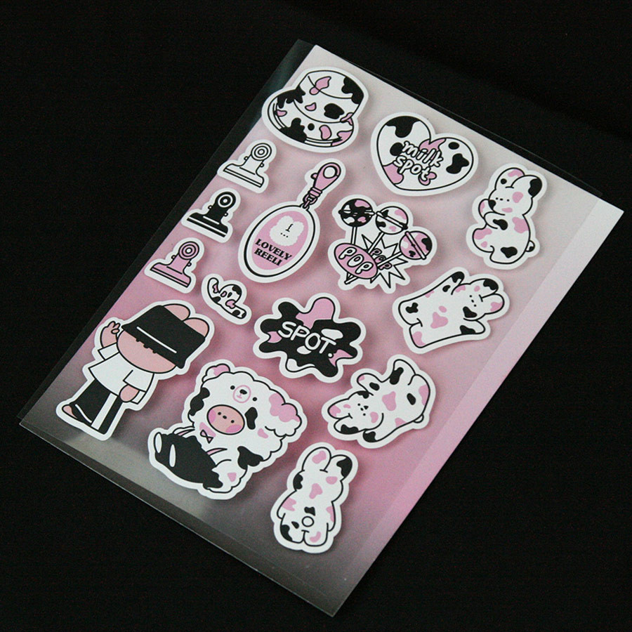 Usage example - DESIGN GOMGOM Reeli Color Line Paper Removable Sticker